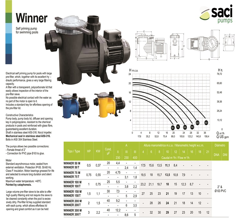 SACI Pool Pump